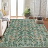 Insect Botanical Washable Area Rugs , Boho Under Table Carpet for Living Room Bedroom Dining Room Playroom Nursery Kids Room Office Farmhouse - 3 of 4