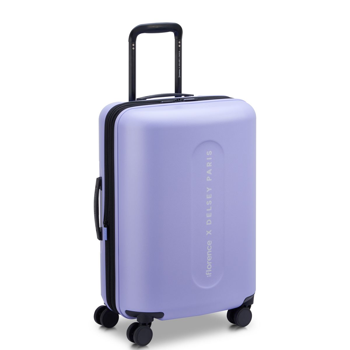 Florence by mills x DELSEY PARIS Carry On Catch Flights Expandable 20" Hardside Spinner Suitcase - thumbnail 2