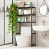 Over The Toilet Storage, 3 Tier Metal Bathroom Shelf Organizer Space Saver - 2 of 4