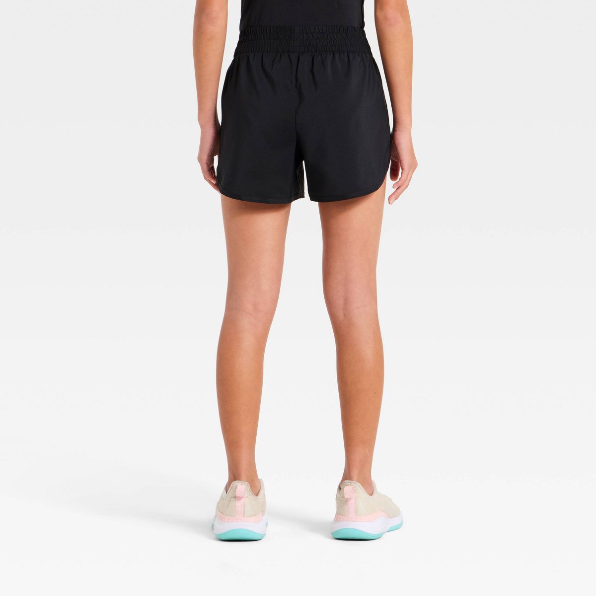 Girls' Mid-Rise Run Shorts - All In Motion™ - thumbnail 2