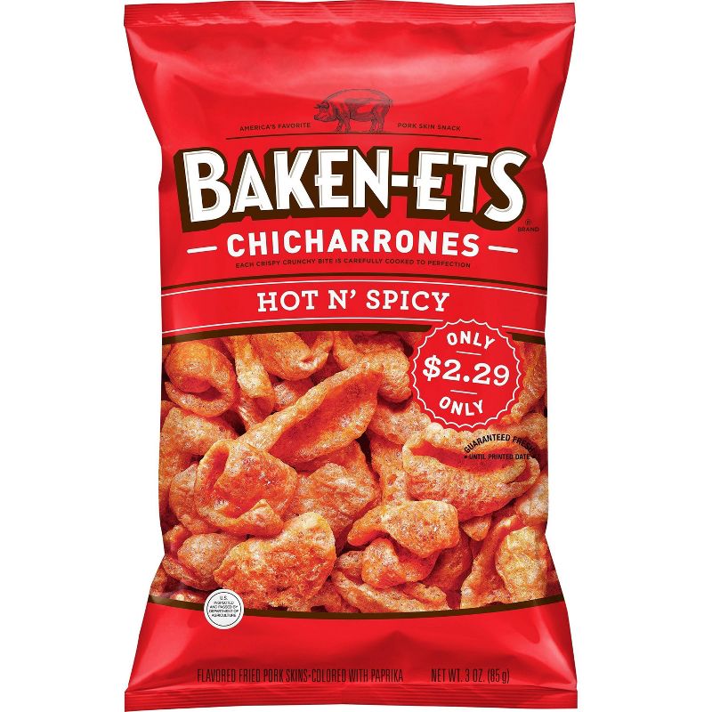 Baken-ets Hot N Spicy Chips 3oz, 1 of 4