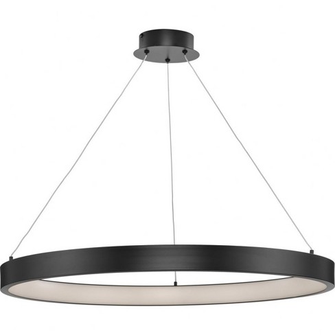 Progress Lighting Inverse 1 light Ceiling Light Matte Black