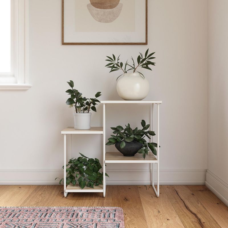 RealRooms Kently Plant Stand, Natural, 3 of 5