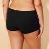 Women's Ribbed Textured Low-Rise Cheeky Swim Boyshorts - Wild Fable™ - 2 of 3