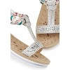 Women's Elastic Strap Wedge Sandals - LASCANA - 2 of 4