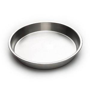 Fox Run 4865 Round Cake Baking Pan Rust Proof Stainless Steel 9 inch - 1 of 3