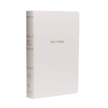 NKJV, Gift and Award Bible, Leather-Look, White, Red Letter Edition - by  Thomas Nelson (Leather Bound)
