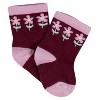 Gerber Baby Girls' Jersey Wiggle Proof Socks - Lavender Garden - 0-3 Months - 8-Pack - 4 of 4