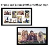 Americanflat 4x6 Collage Picture Frame  - Multi Picture Frames Fit Eight 4x6 Photos or Use as One 12x22 Frame for Wall Display -- Black - 4 of 4