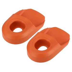 Unique Bargains Soft Plastic Bicycle Bike Cycling Crank Boot Protector Crank Cover 2 Pcs - 1 of 4