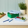6pc Bento Box Food Storage Container Set - Room Essentials™ - 2 of 4