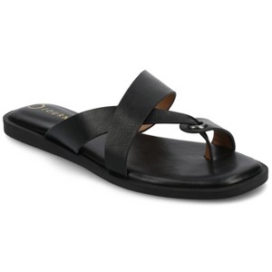 Journee Women's Prizzie Flat Sandals - 1 of 4