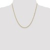 Black Bow Jewelry 1.7mm 10k Yellow Gold Polished Singapore Chain Necklace - 2 of 4