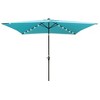 CAVINAS 10 x 6.5FT Patio Umbrella with LED Light and Crank,8 Ribs Market Patio Umbrella with Push Button for Backyard,Poolside,Deck - 4 of 4