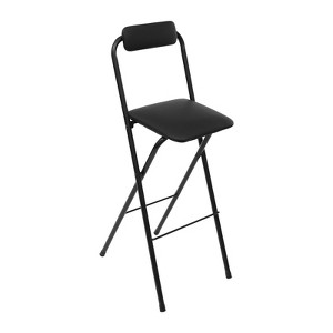 YIYIBYUS Foldable Bar Chair, Tall Folding Chair, Portable Folding Stool - 1 of 4