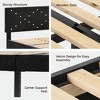 Queen Size Platform Bed with Upholstered Headboard - 3 of 4