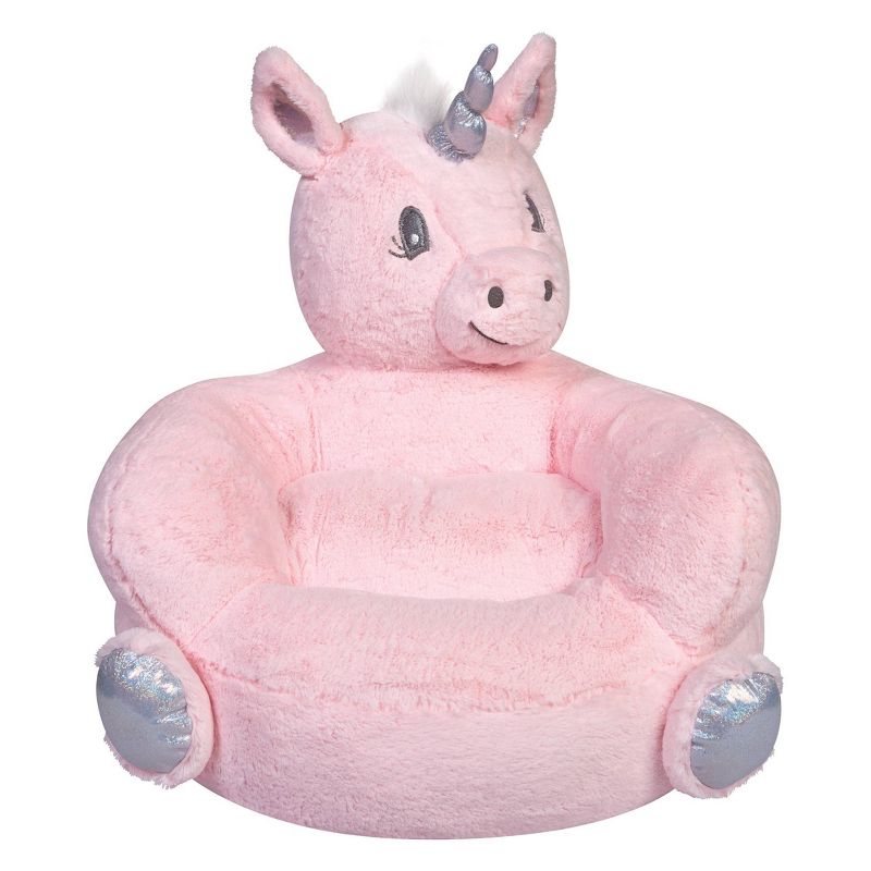 Unicorn Plush Character Kids&#39; Chair Pink - Trend Lab, 3 of 6
