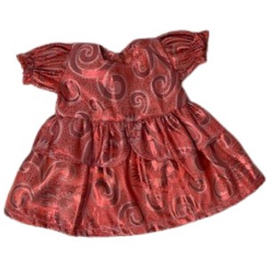 Doll Clothes Superstore Handmade Salmon Party Dress Fits 14-15 Inch Baby Dolls - 1 of 4