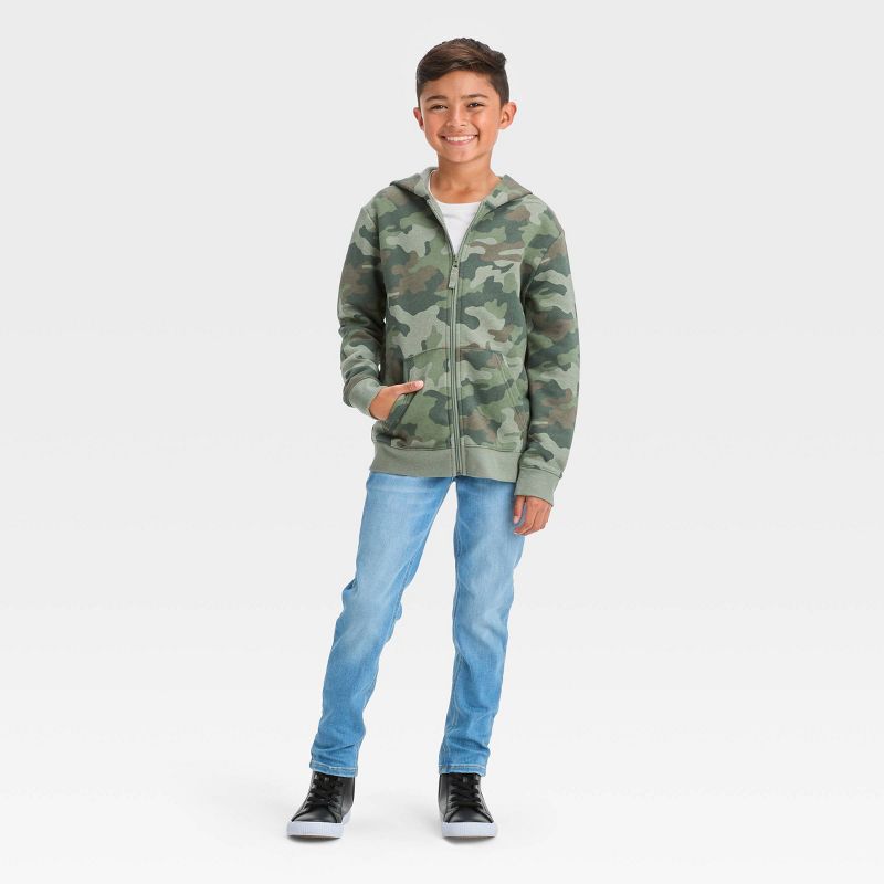 Boys' Ultimate Stretch Tapered Jeans - Cat & Jack™, 4 of 5