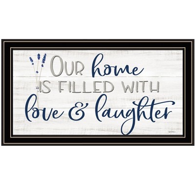 HomeRoots Our Home Black Framed Print Wall Art