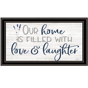 HomeRoots Our Home Black Framed Print Wall Art - 1 of 3