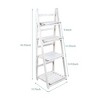 NEX 4 Tier Plant Freestanding Display Rack: Farmhouse Wood Decorative Stand, 44" Tall, Beige, Floor Placement - 4 of 4