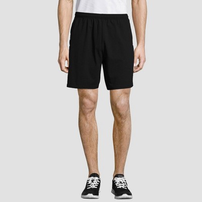 men's cotton jersey shorts with pockets