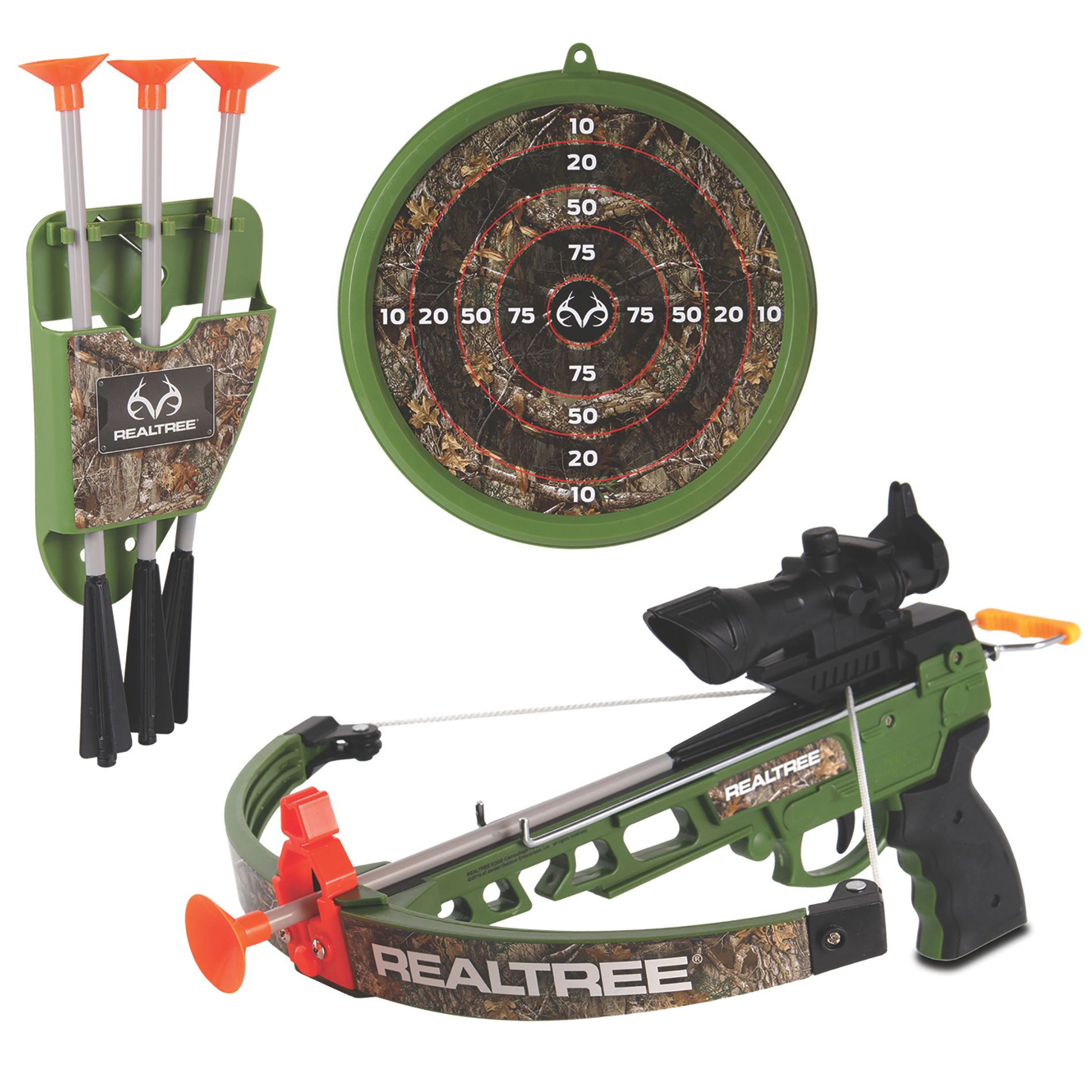 RealTree: 14" Toy Crossbow Set, Green Camo