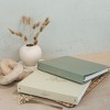 Aesthetic 3 Ring Binder Set of 2 - 1 Inch, Fits Letter Size - Beige-Green with Pockets - For School, Office, Work - Office Products - 2 of 4