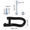 Unique Bargains Left Right Front Recovery Tow Hooks Kit 84072463 for Chevy for Chevrolet Silverado for GMC Sierra 1500 2007-2019 Black 1Pcs - 2 of 4
