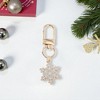 Unique Bargains Christmas Keychain Lobster Clasp Zinc Alloy Multicolor 1 Pc - 4 of 4
