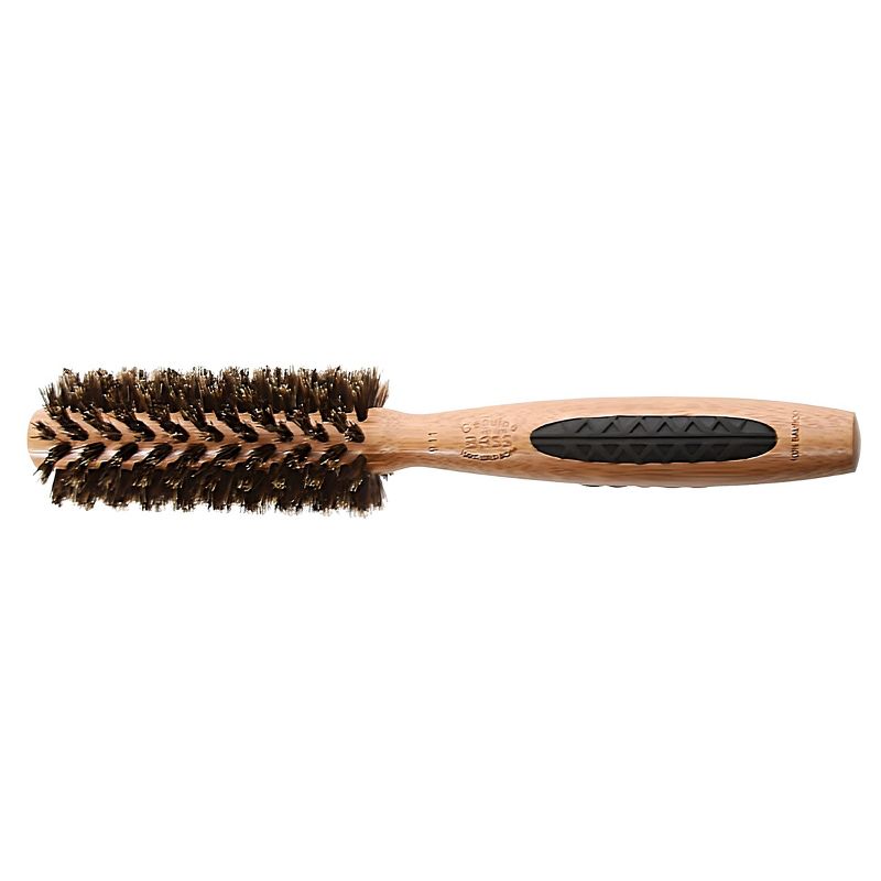 Bass Brushes Straighten & Curl Hair Brush Premium Bamboo Handle Round Brush with 100% Pure Bass Premium Select Firm Natural Boar Bristles Small Small, 1 of 4