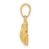 Black Bow Jewelry 14k Yellow Gold 2D Frog Pendant, 13mm - 2 of 4