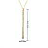 Elegant Pendant Necklace for Women – Fashionable Celtic Knot, Gilded Sterling, with Zirconia Accents - 2 of 3