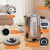 1.7L Electric Kettle with Adjustable Temperature, 1500W Fast Boil, Stainless Steel Filter, Auto Shut-Off Hot Water Boiler for Tea & Coffee, Silver - 3 of 4