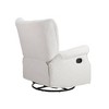 SECOND STORY HOME Alice Wingback Swivel Recliner Accent Chair- Cream Boucle - image 3 of 4