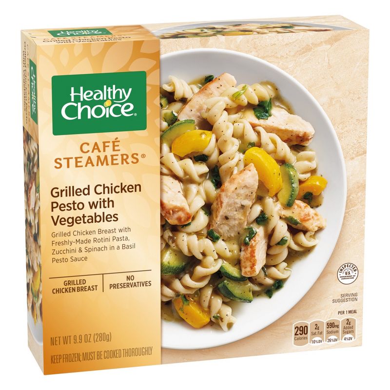 Healthy Choice Caf&#233; Steamers Frozen Chicken Pesto Classico - 9.9oz, 3 of 5