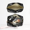 Unique Bargains Makeup Bag Cosmetic Travel Bag Make Up Brush Organizer Bag Marble Makeup Storage Toiletry Bag for Women 7"x3"x4" 1 Pcs - 2 of 4