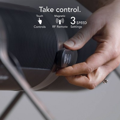 Vornado Airbar 4 35" Tower Fan and Horizontal Air Circulator with Remote