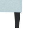 Kumasinova Classic Fabric Ottoman, 28.25"W Cushioned Foot Stool with Birch Wood Legs, Versatile Ottoman Bench & Extra Seating for Living Room/Bedroom - 3 of 4