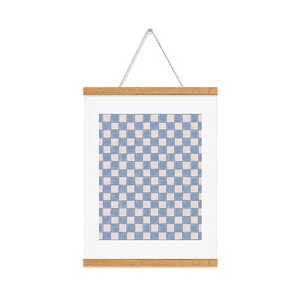 Schatzi Brown Alice Check Powder Art Print and Hanger - Society6 - 1 of 2