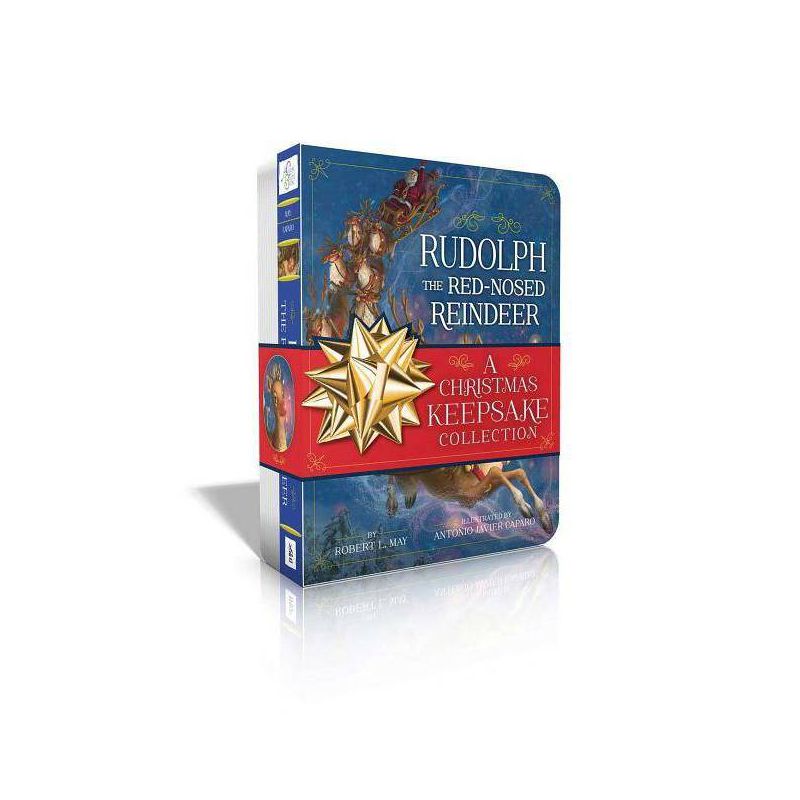 Rudolph the Red-Nosed Reindeer a Christmas Keepsake Collection (Boxed Set) - (Classic Board Books) by  Robert L May (Board Book), 1 of 2