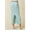 Women's SWEATER MAXI SKIRT - Blue Blush - 4 of 4