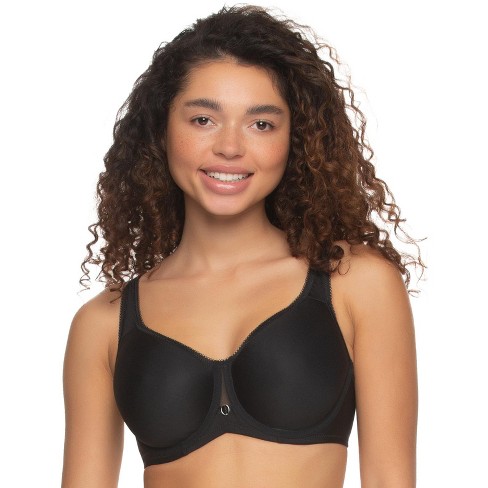 Felina Women's Celestial Seamless T-Shirt Bra (Black, 32G)