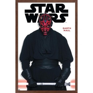 Trends International Star Wars: Saga - Darth Maul Feature Series Framed Wall Poster Prints - 1 of 4