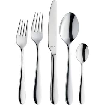 Amefa Oxford 20-Piece Premium 18/10 Stainless Steel Flatware Set, High Gloss Mirror Finish, Silverware Set Service for 4, Rust Resistant Cutlery