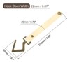 Unique Bargains PU Leather Home Camping Multipurpose S Hooks and Hangers 4 Pcs - 2 of 4