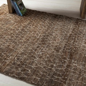 Hauteloom Rectangle Area Rug   Dark Brown - 1 of 4