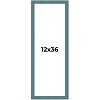 PosterPalooza | Panoramic Simple Blue Picture Frame - UV Acrylic, Foam Board Backing, Hanging Hardware - 2 of 4