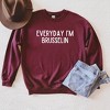 Simply Sage Market Women's Graphic Sweatshirt Everyday I'm Brusselin - 2 of 2